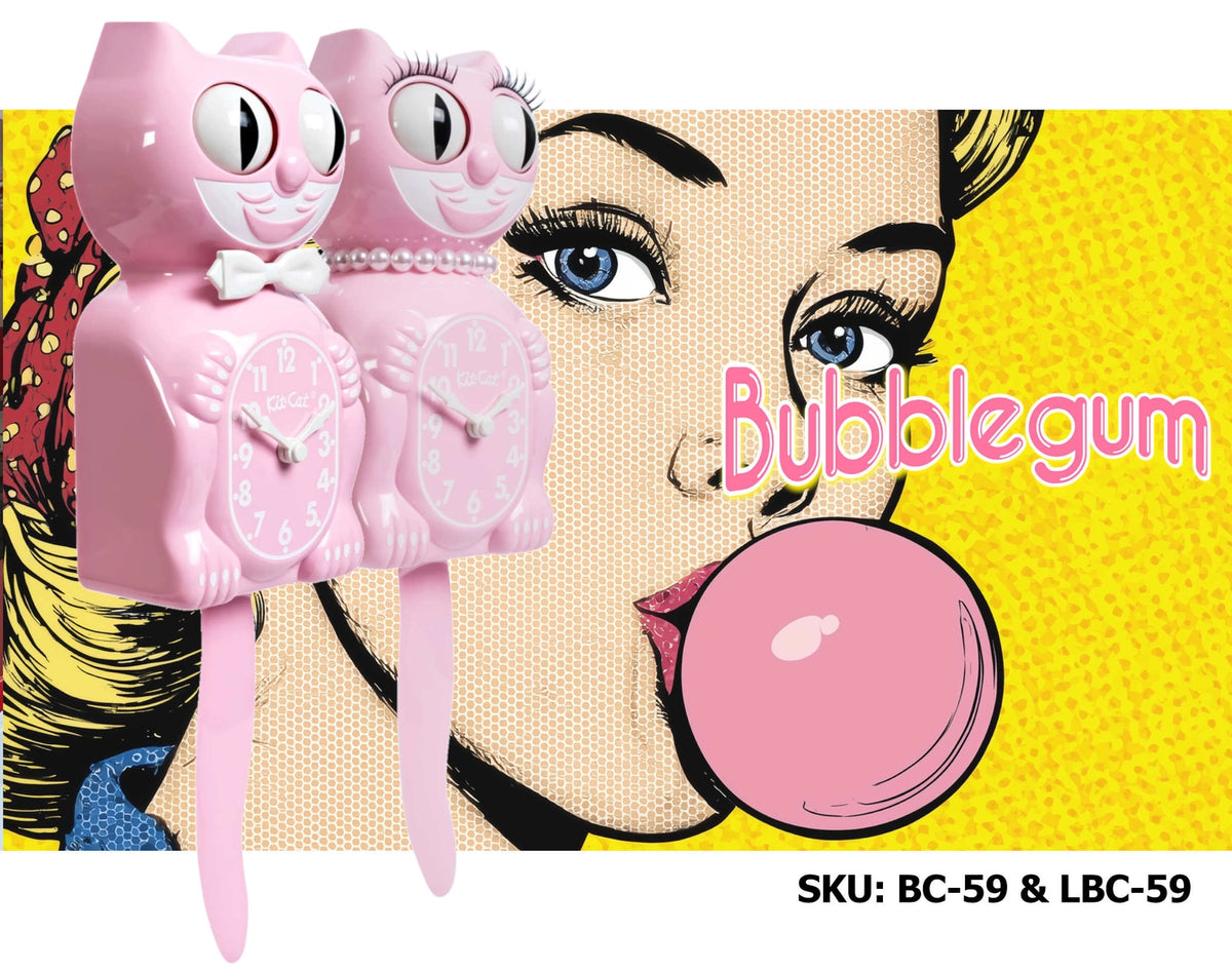Kit-Cat Klock Bubblegum Pink Lady Limited Edition