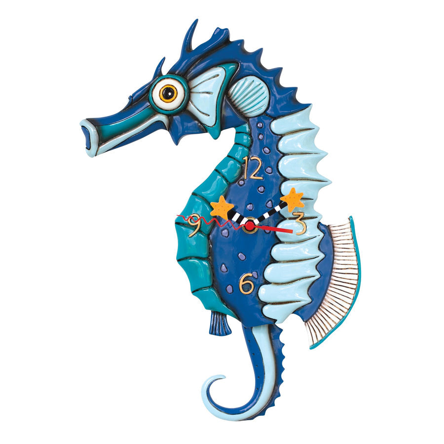 Allen Designs Salty Seahorse Clock