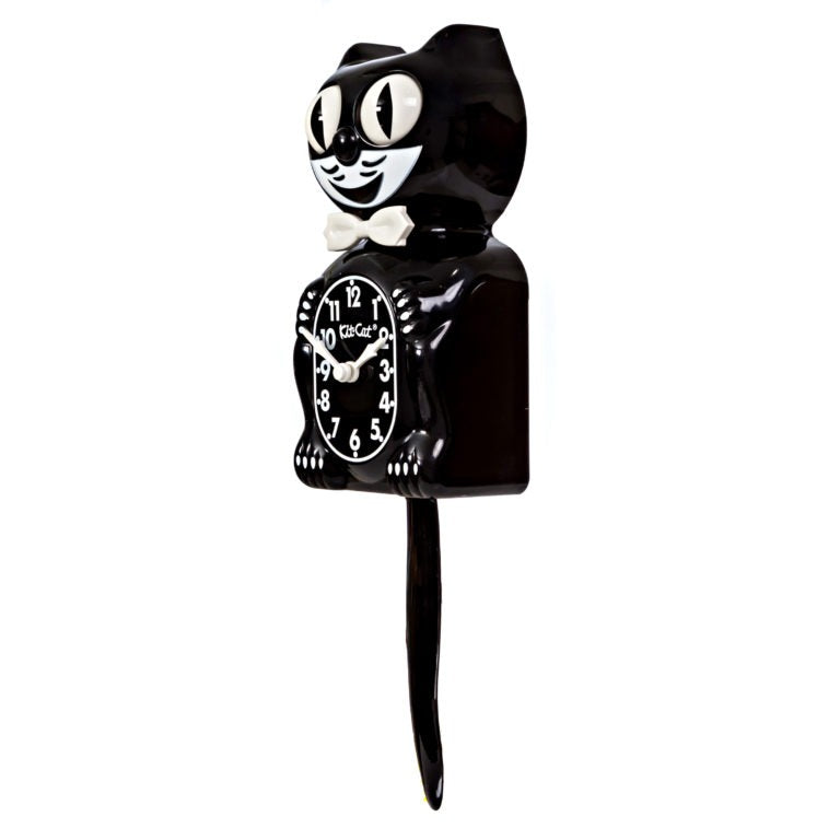 Kit-Cat Klock Classic Black (15.5″ high)