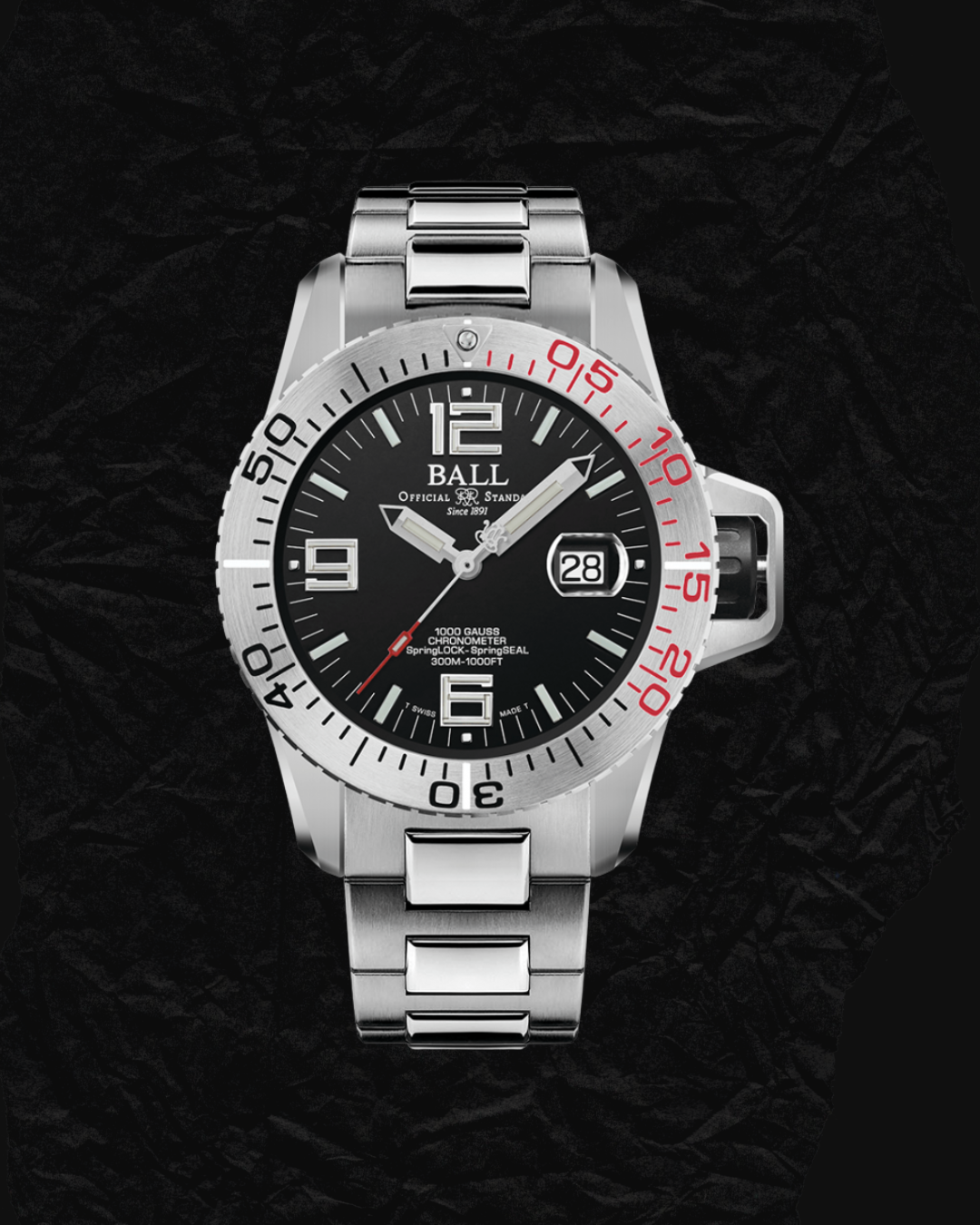 Ball Engineer Hydrocarbon EOD (42mm) DM3200A-S1C-BK