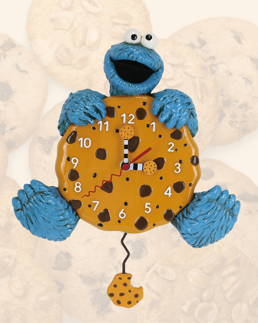 Allen Design Cookie Monster Wall Clock