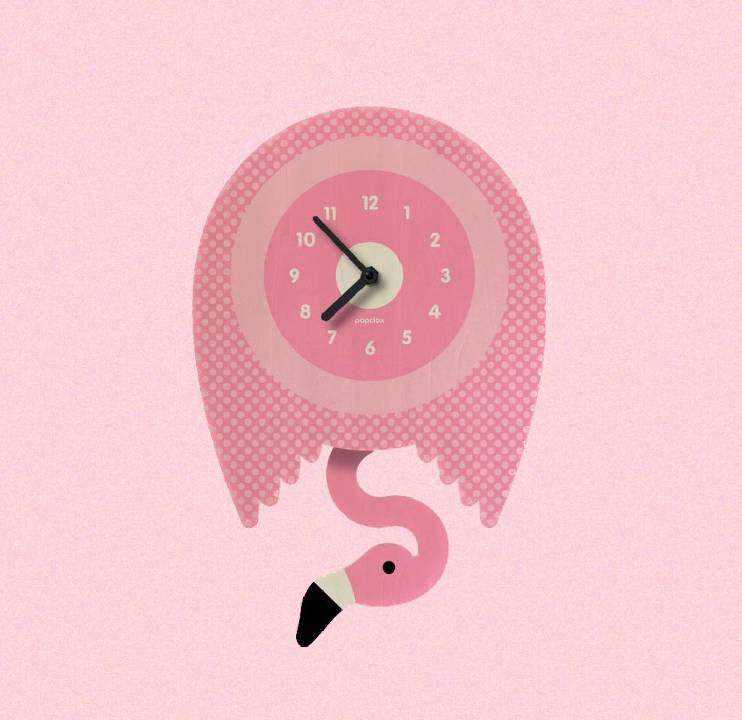Popclox Flamingo Pendulum Clock