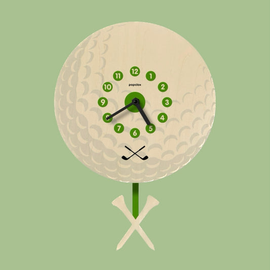 Popclox Golf Pendulum Clock