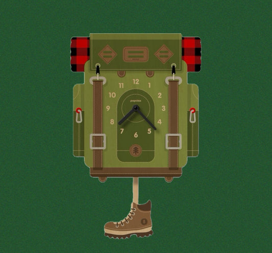 Popclox Backpack Pendulum Clock