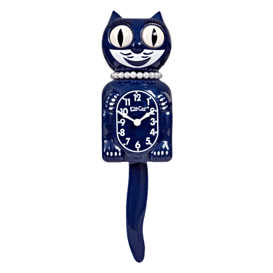 Kit-Cat Klock Galaxy Blue Lady (15.5″ high)