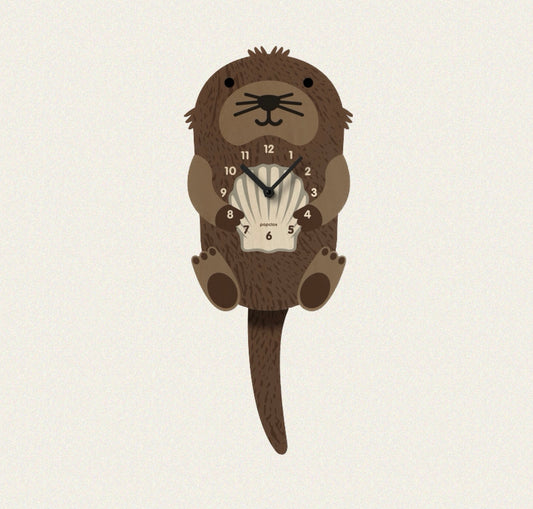 Popclox Otter Pendulum Clock