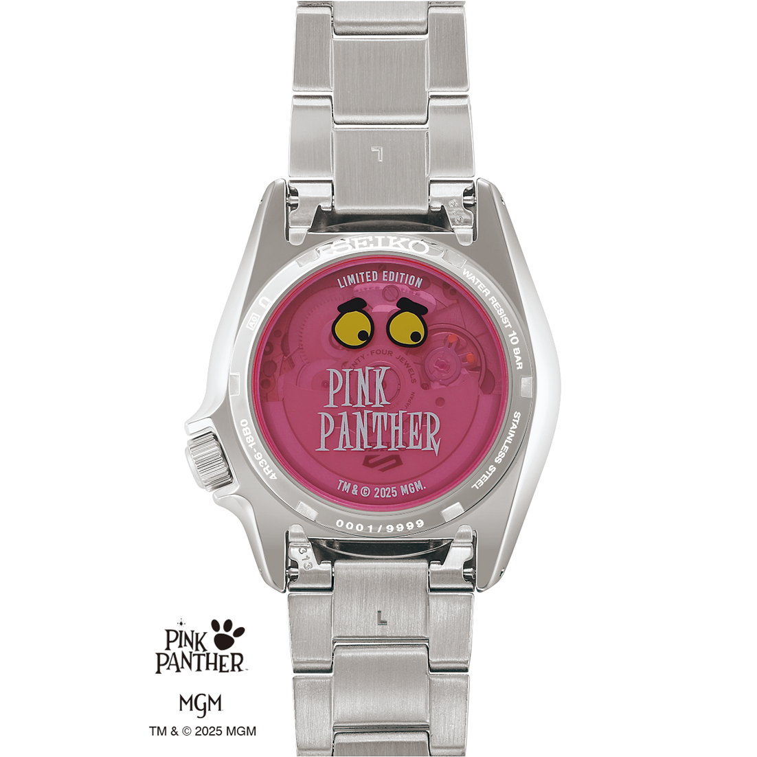 Seiko 5 Sports SKX series Pink Panther Limited Edition SRPM07