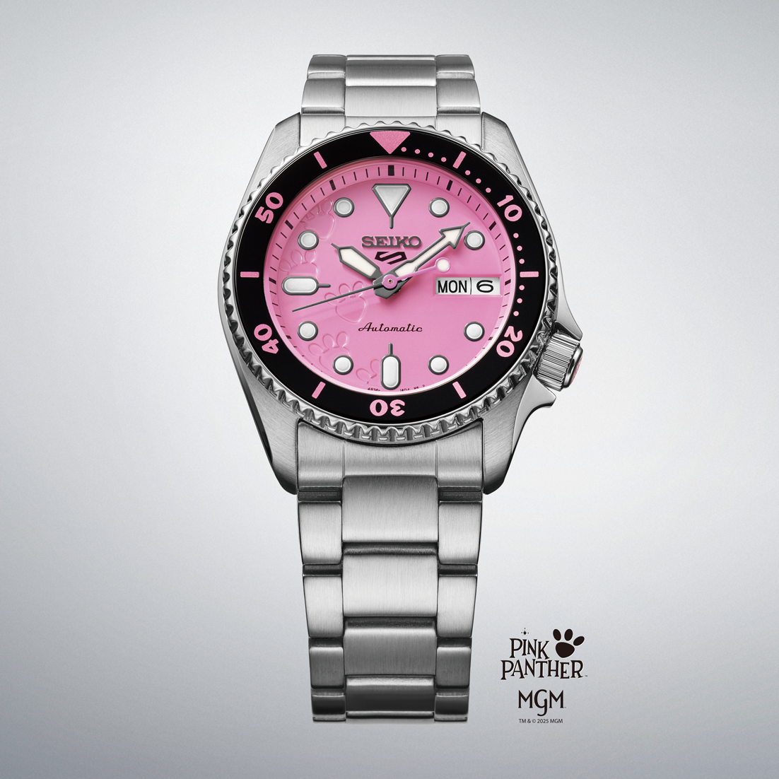 Seiko 5 Sports SKX series Pink Panther Limited Edition SRPM07