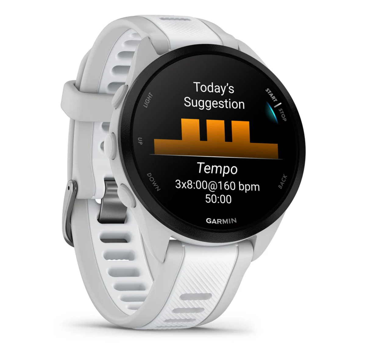 Garmin Forerunner® 165 Mist Gray/Whitestone