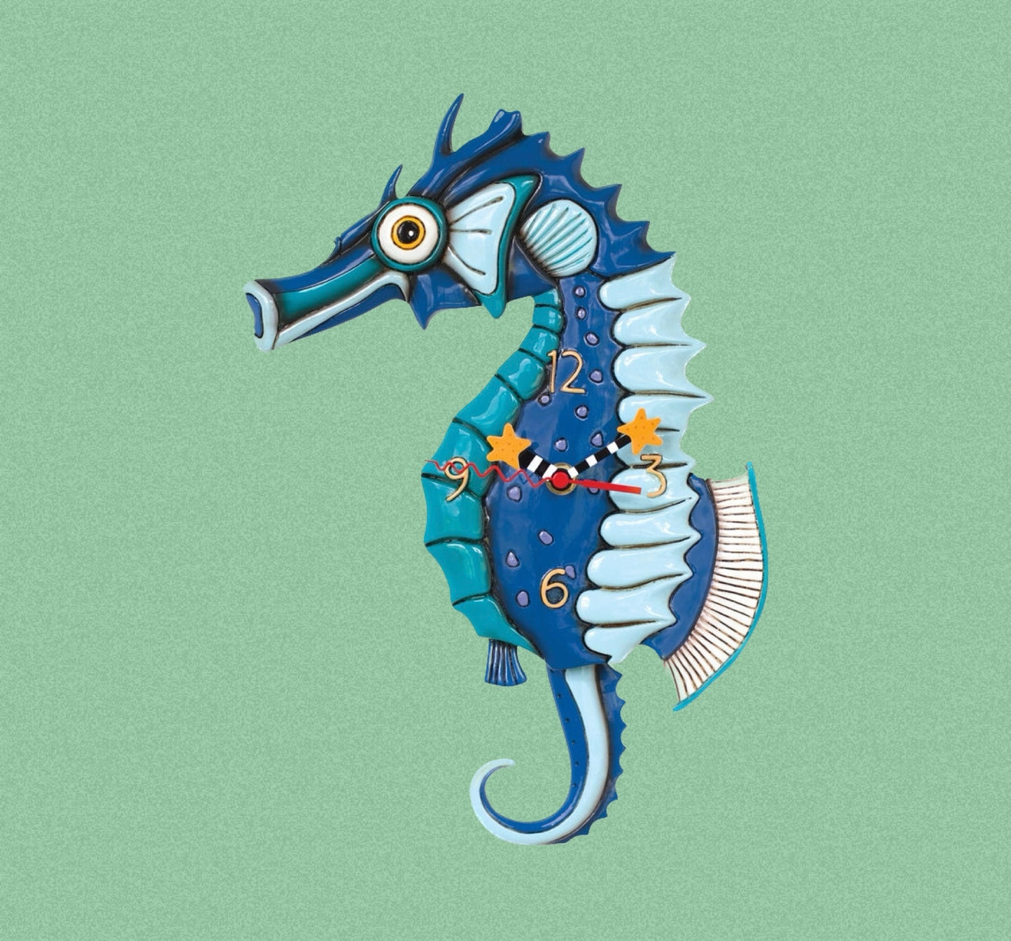 Allen Designs Salty Seahorse Clock