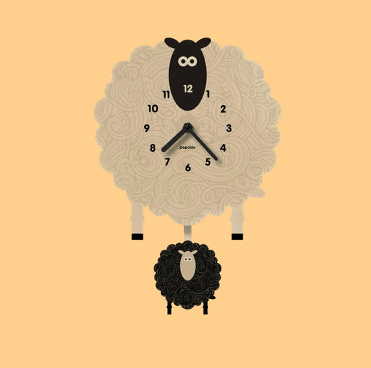 Popclox Sheep Pendulum Clock