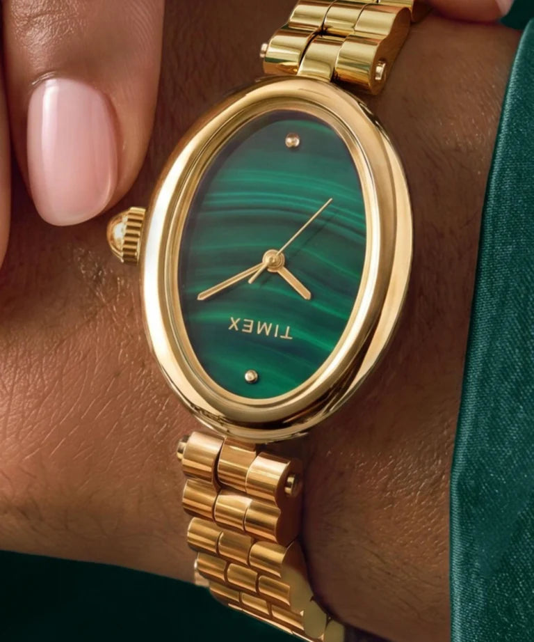 Timex Cavatina® Luxe Malachite Dial