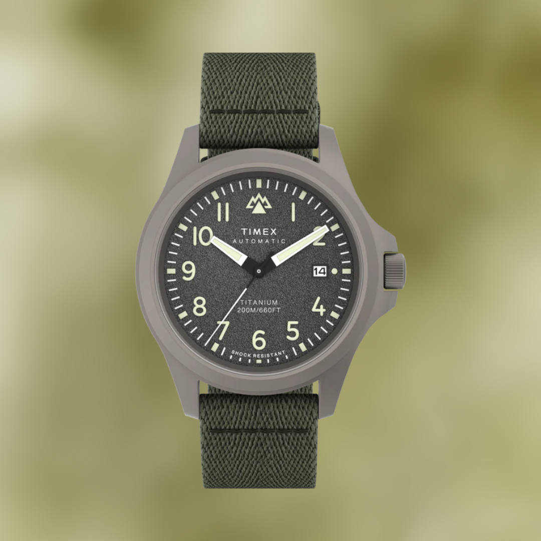 Timex Expedition North® Titanium Automatic 41mm Recycled Fabric Strap Watch