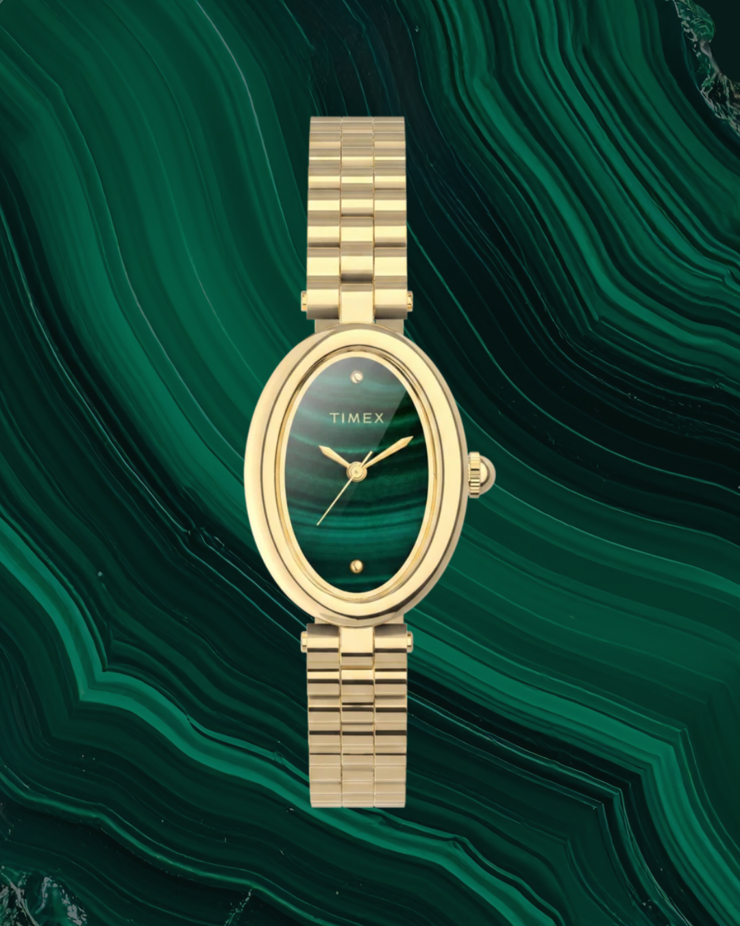 Timex Cavatina® Luxe Malachite Dial