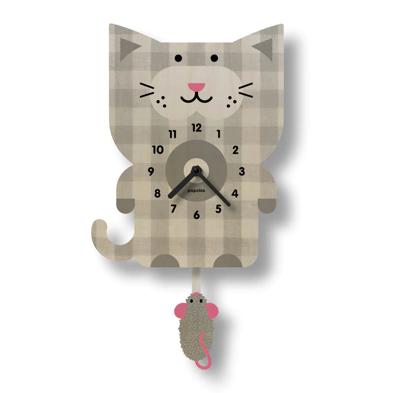 Popclox Cat Pendulum Clock