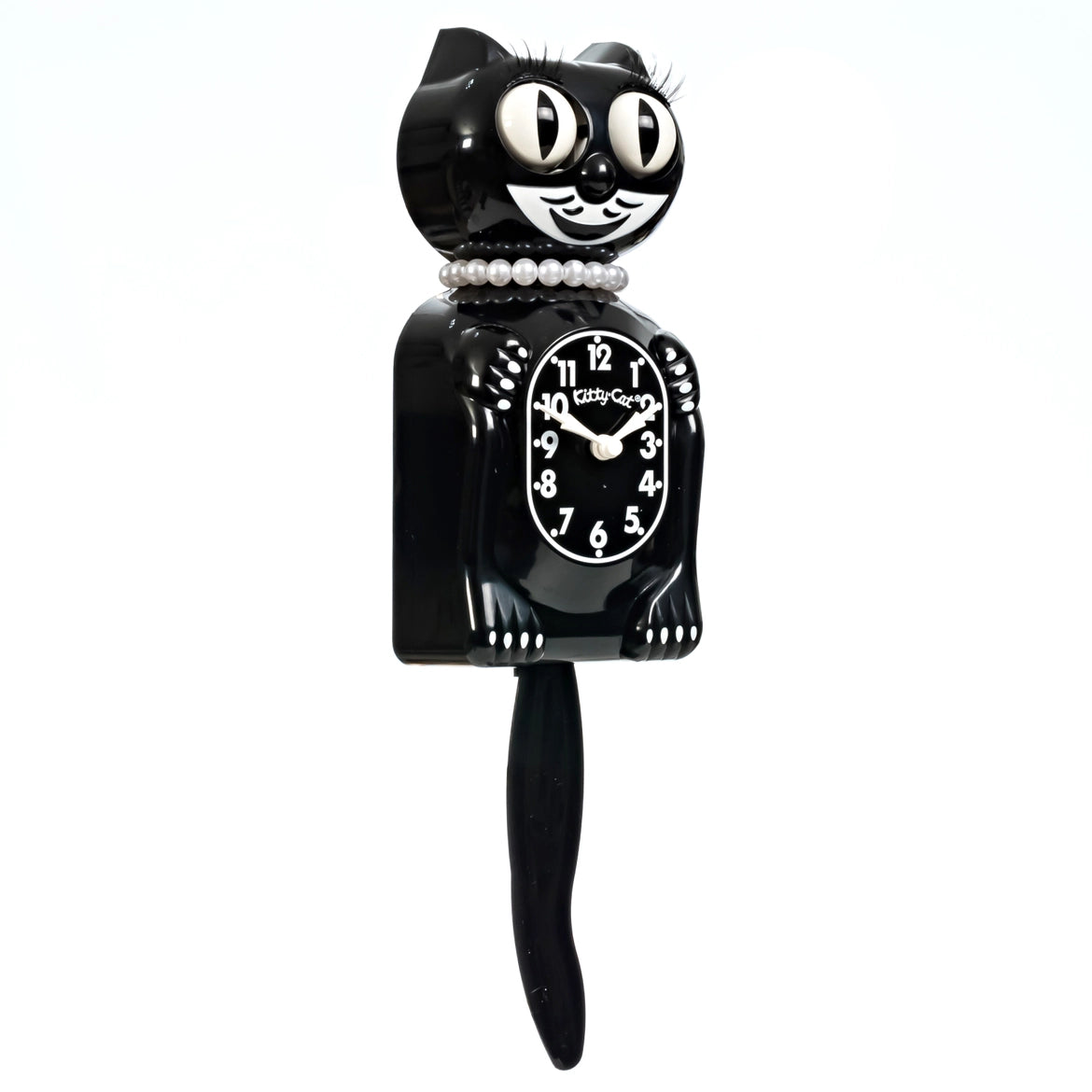 Kit-Cat Klock Black Miss Kitty (12.75" high)