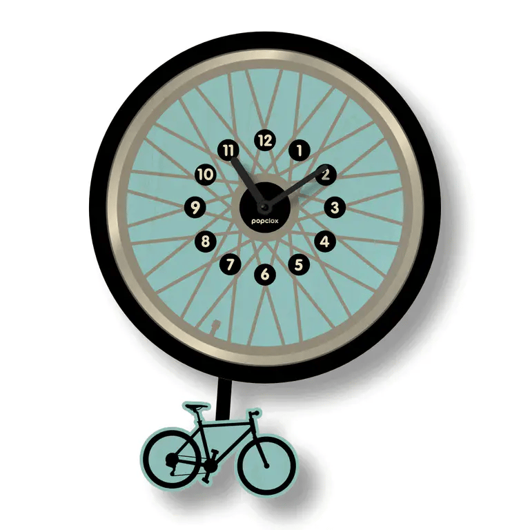 Popclox Bicycle Pendulum Clock